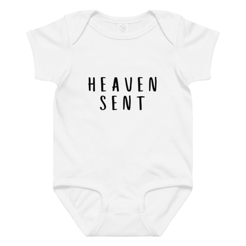"Heaven Sent" Baby Grow