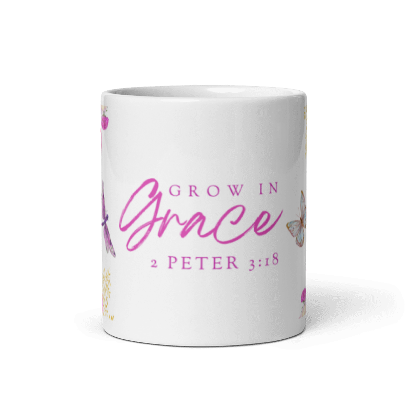 "Grow In Grace" Classic White Mug