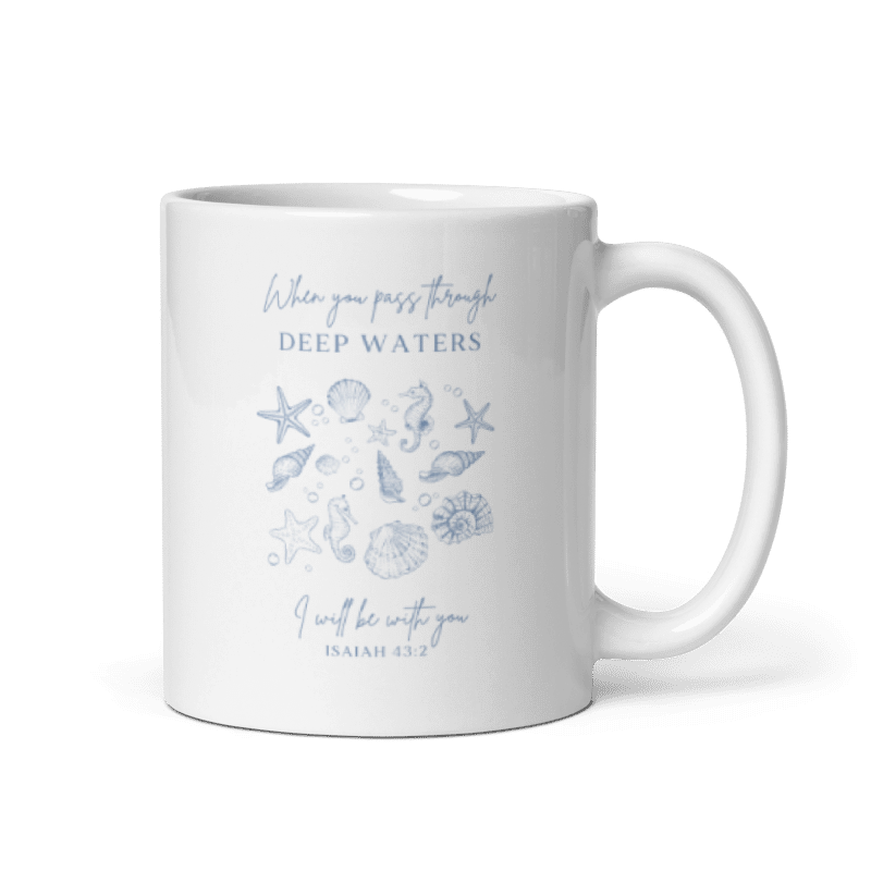 "Deep Waters" Classic White Mug