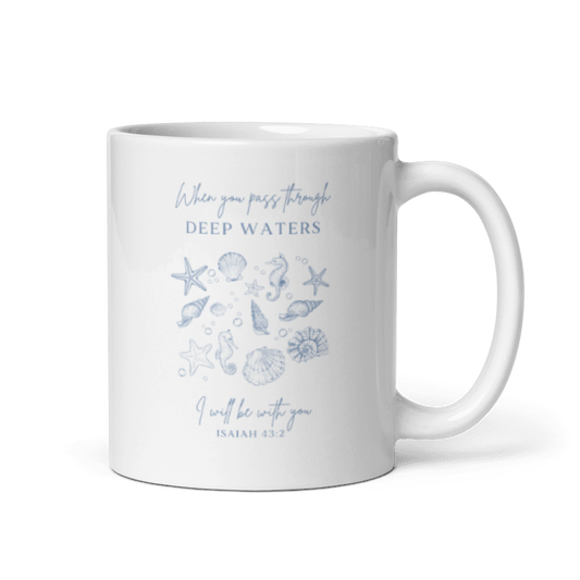 "Deep Waters" Classic White Mug