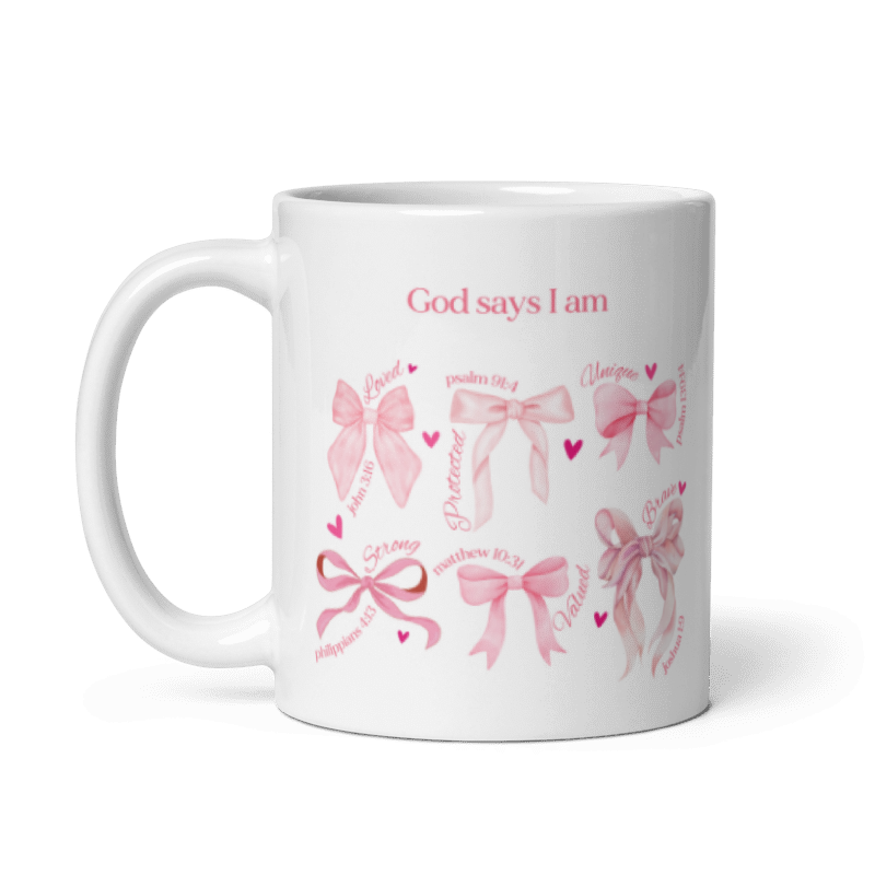 "God says I am" Classic White Mug