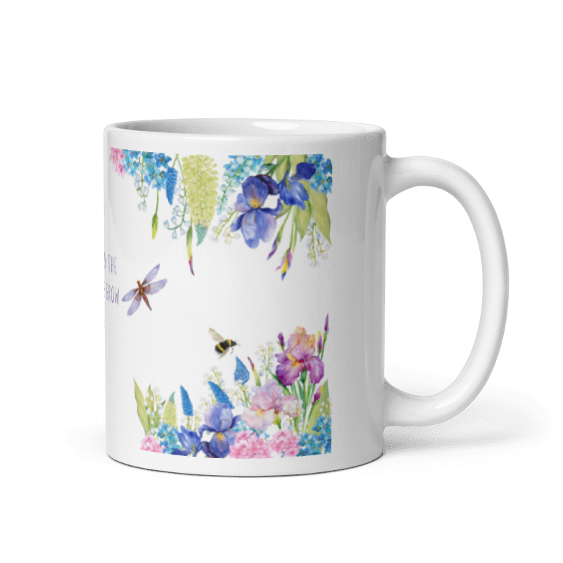 "Consider how the wildflowers grow" Classic White Mug