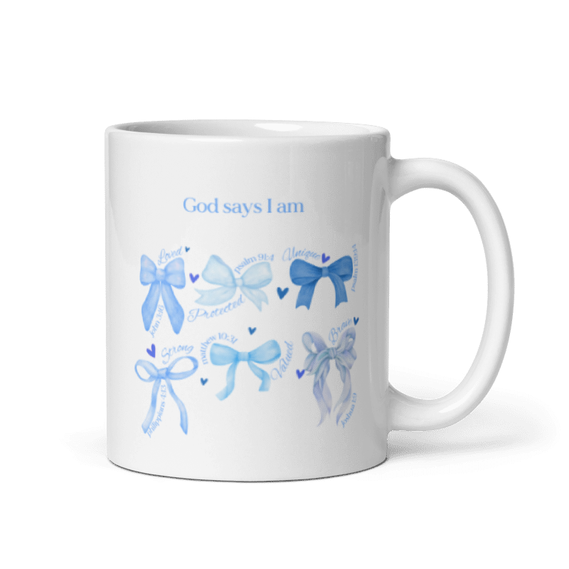 "God says I am" Classic White Mug