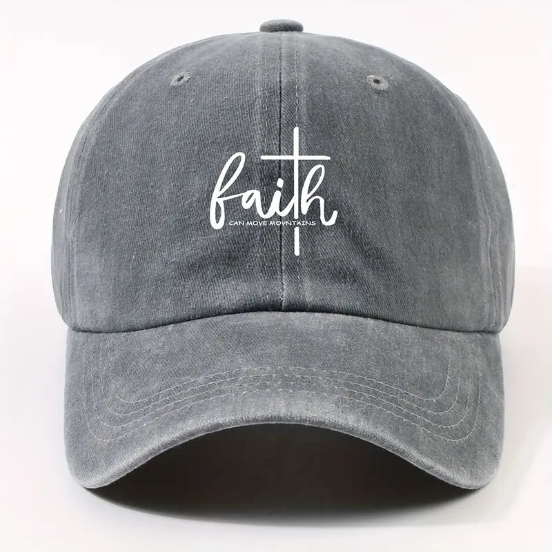 Adjustable Cap - Faith can move Mountains