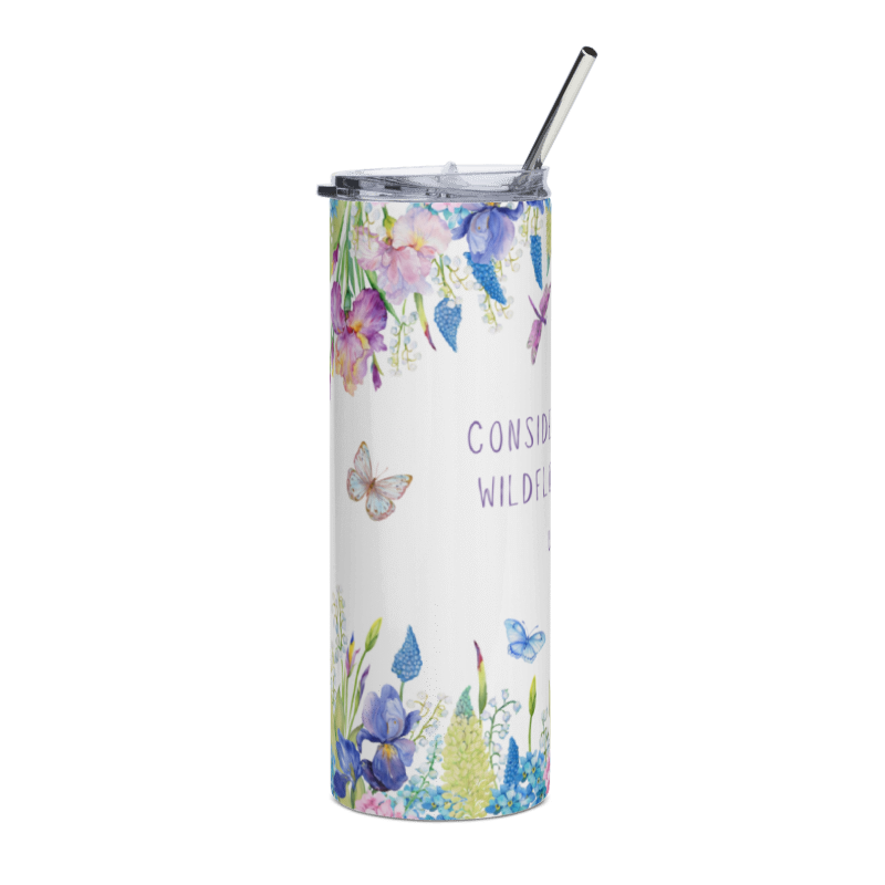 Double Wall 20oz Stainless Steel Skinny Tumbler