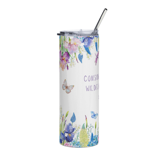 Double Wall 20oz Stainless Steel Skinny Tumbler