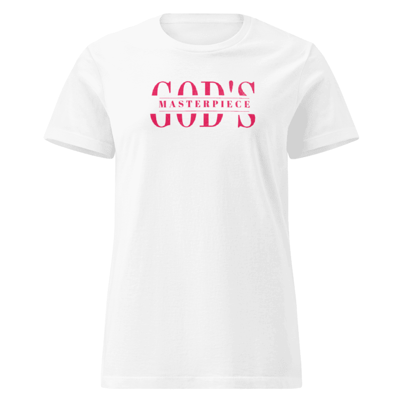 "God's Masterpiece" Classic White Tee
