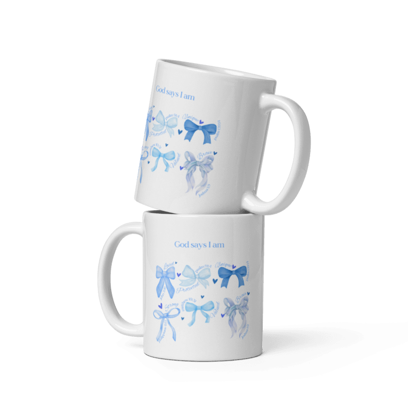 "God says I am" Classic White Mug