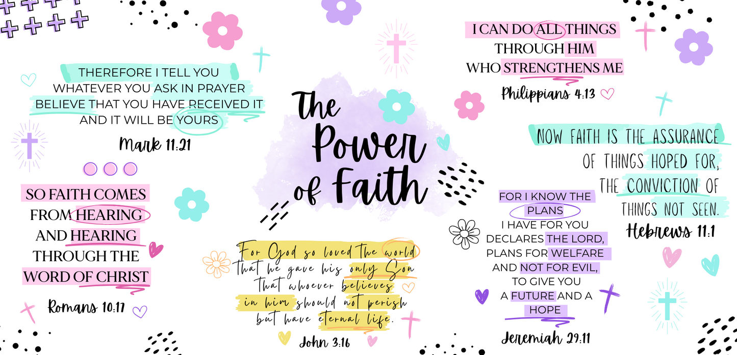 "The Power of Faith" Classic White Mug