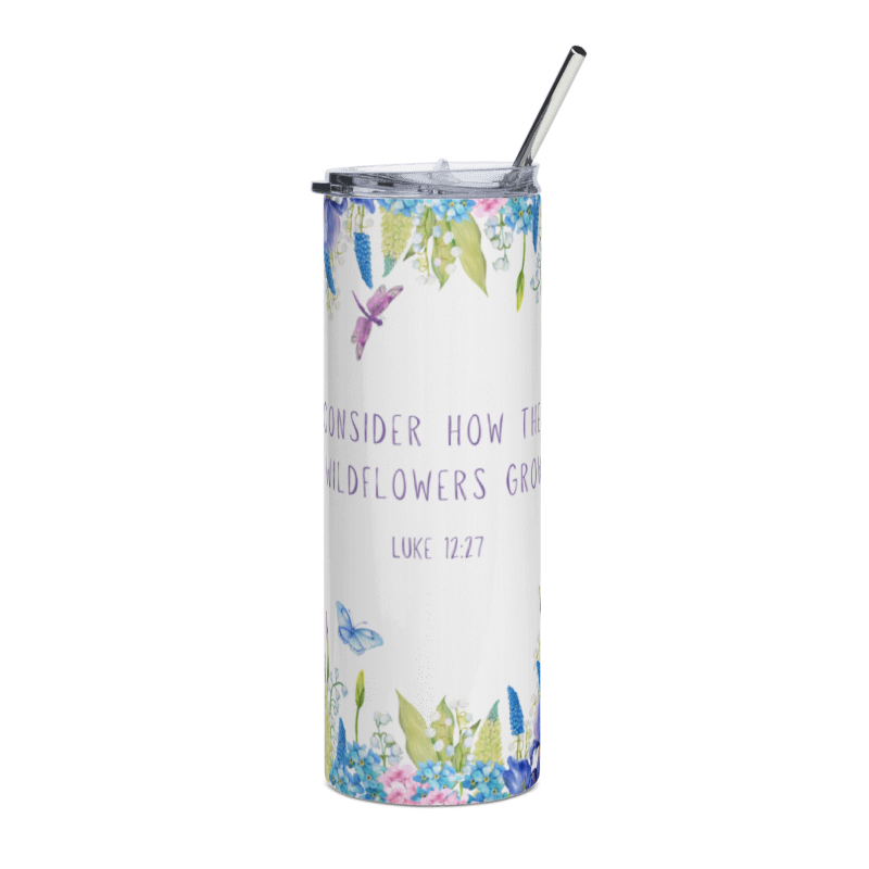 Double Wall 20oz Stainless Steel Skinny Tumbler