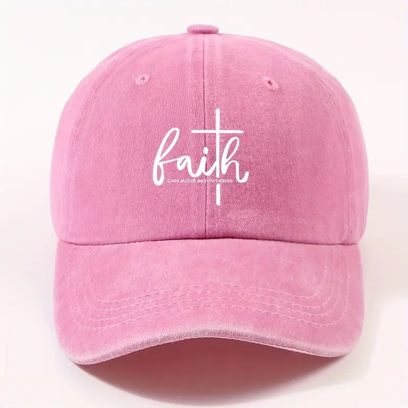 Adjustable Cap - Faith can move Mountains