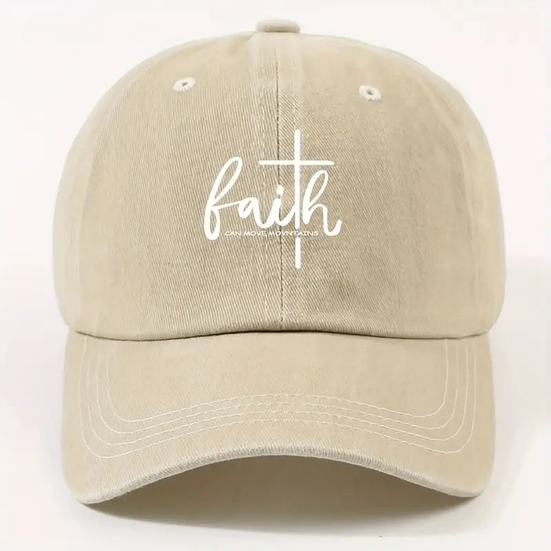 Adjustable Cap - Faith can move Mountains