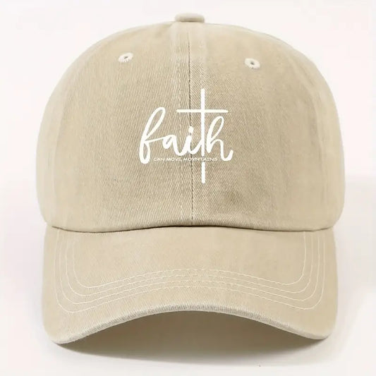 Adjustable Cap - Faith can move Mountains