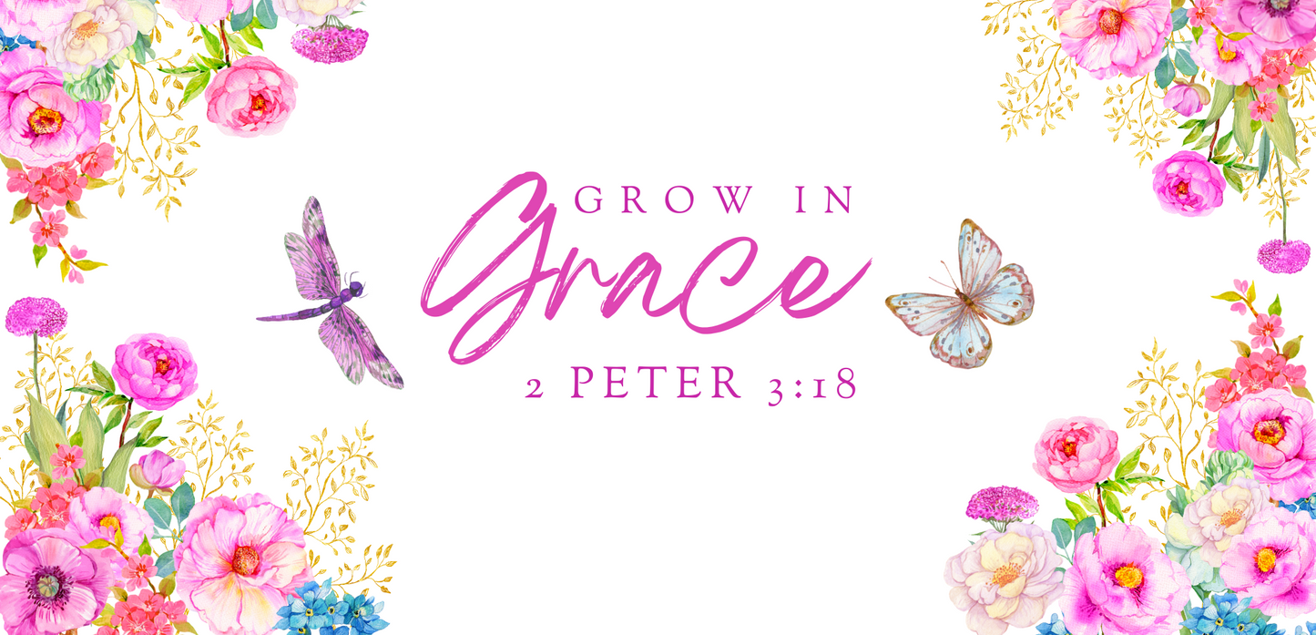 "Grow In Grace" Classic White Mug