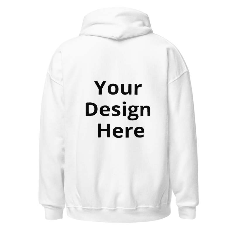 Custom Hoodie - Left Front & Back
