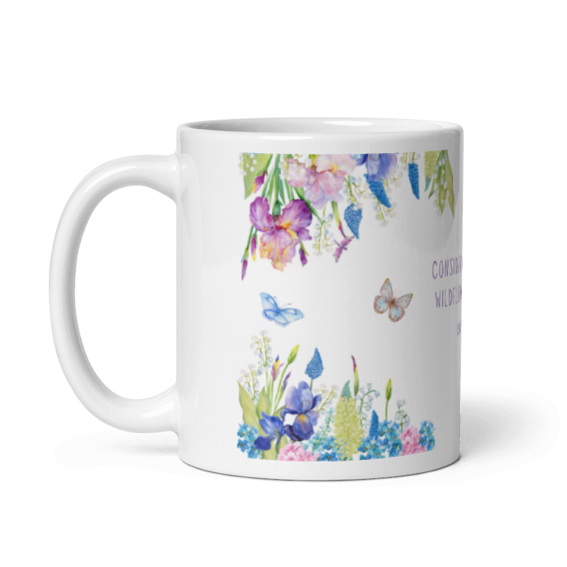 "Consider how the wildflowers grow" Classic White Mug