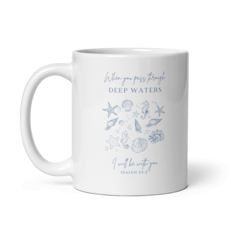 "Deep Waters" Classic White Mug