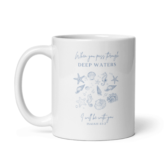 "Deep Waters" Classic White Mug