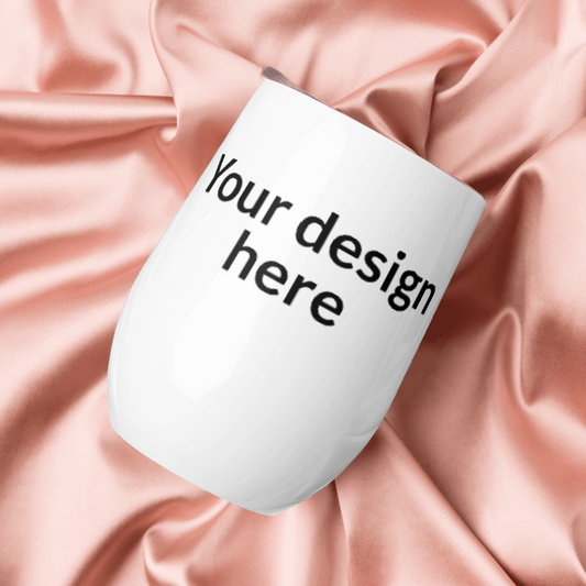 Custom Double wall Stainless Steel Gin Tumbler (White)