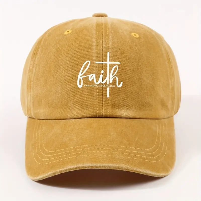 Adjustable Cap - Faith can move Mountains