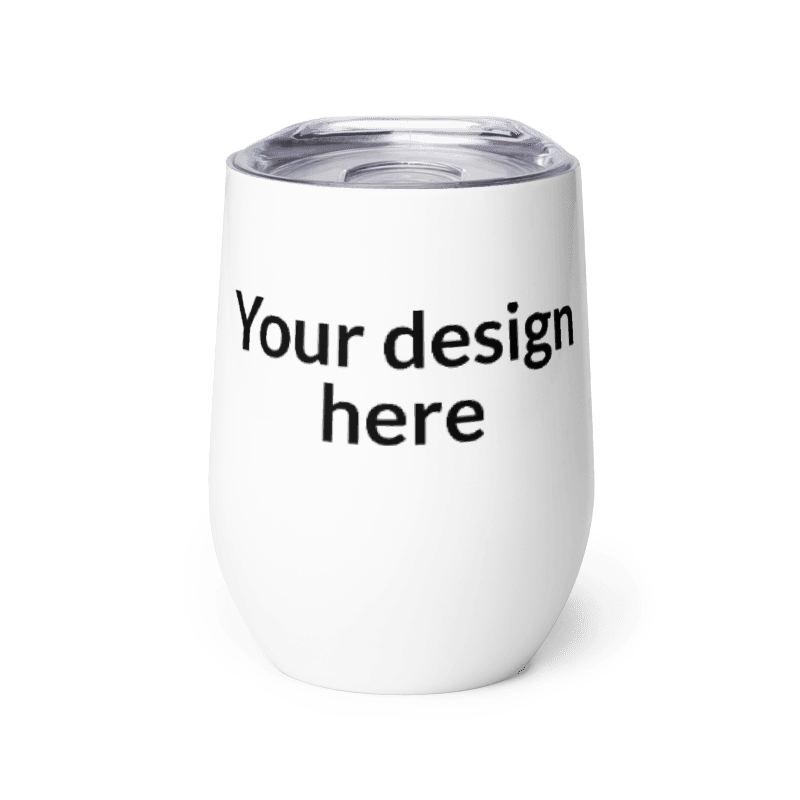 Custom Double wall Stainless Steel Gin Tumbler (White)