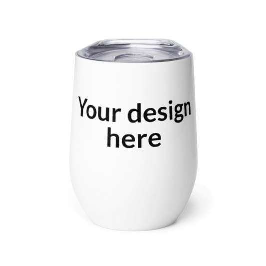 Custom Double wall Stainless Steel Gin Tumbler (White)