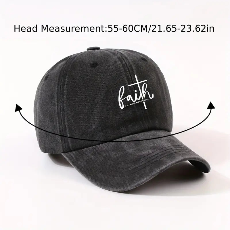 Adjustable Cap - Faith can move Mountains