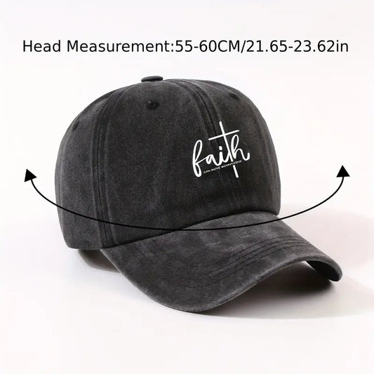 Adjustable Cap - Faith can move Mountains