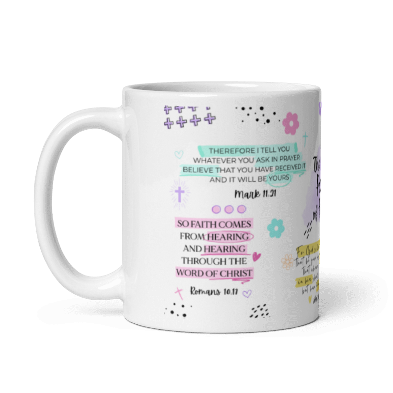 "The Power of Faith" Classic White Mug