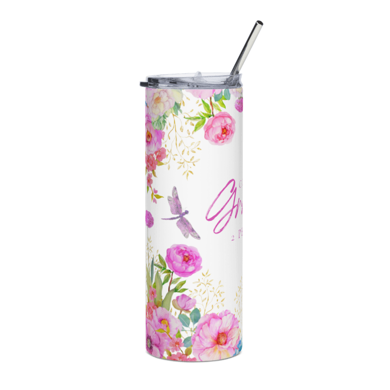 Double Wall 20oz Stainless Steel Skinny Tumbler