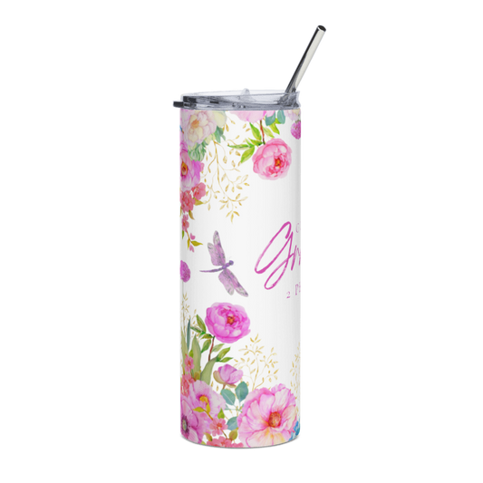 Double Wall 20oz Stainless Steel Skinny Tumbler