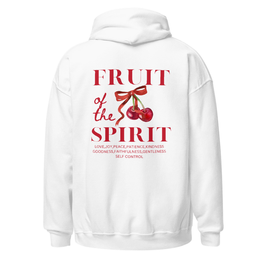 "Fruit of the Spirit" Classic White Hoodie
