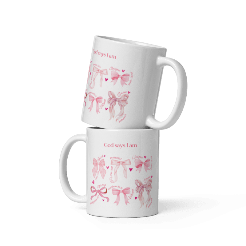 "God says I am" Classic White Mug