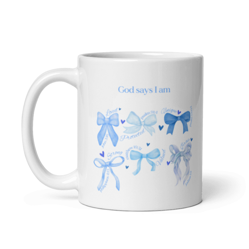 "God says I am" Classic White Mug