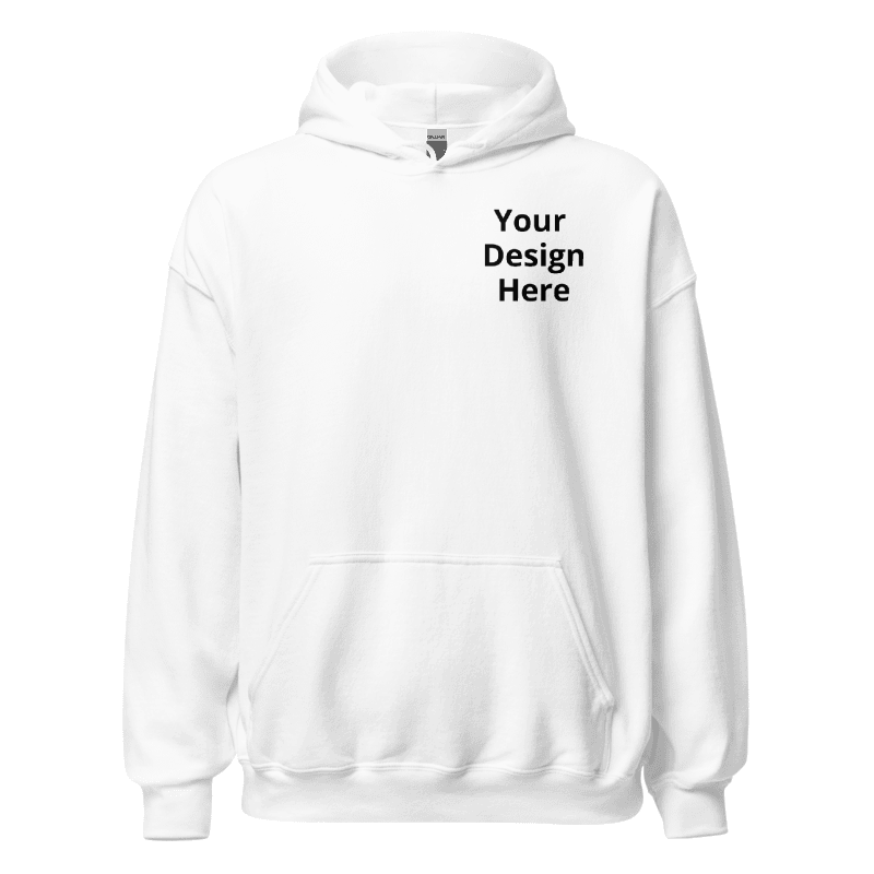 Custom Hoodie - Left Front & Back