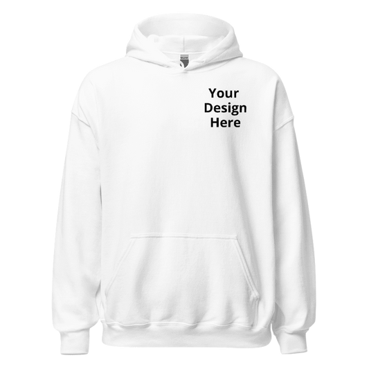 Custom Hoodie - Left Front & Back