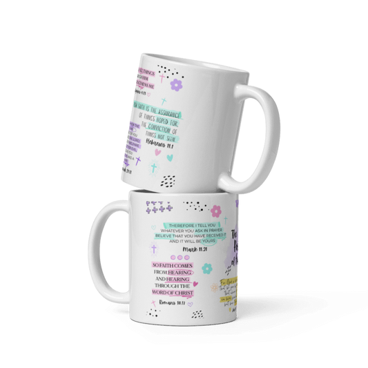 "The Power of Faith" Classic White Mug