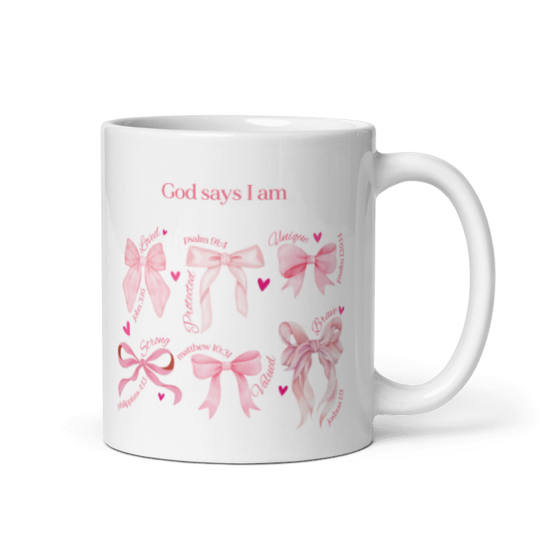 "God says I am" Classic White Mug